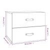 Hereford Wall-mounted Bedside Cabinets 2 pcs 50x36x40 cm