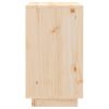 Wine Cabinet 55.5x34x61 cm Solid Wood Pine