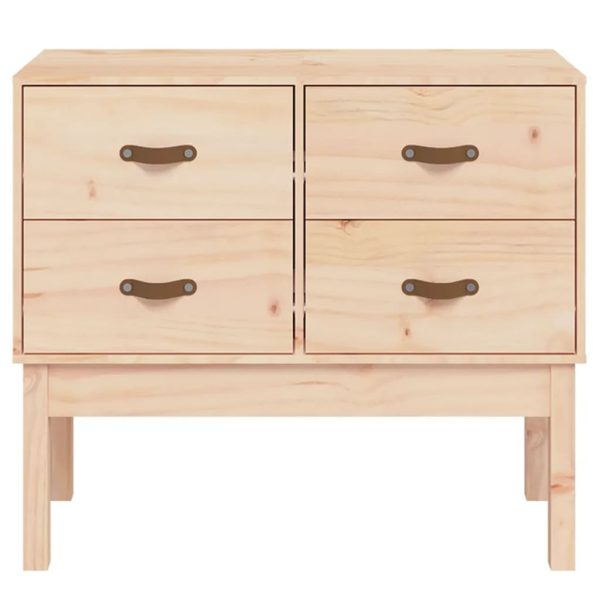 Console Cabinet 90x40x78 cm Solid Wood Pine