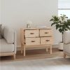 Console Cabinet 90x40x78 cm Solid Wood Pine