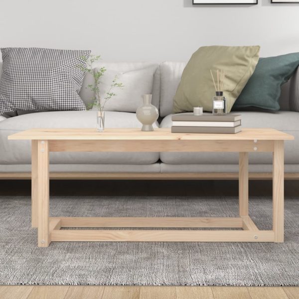 Coffee Table 110x55x45 cm Solid Wood Pine