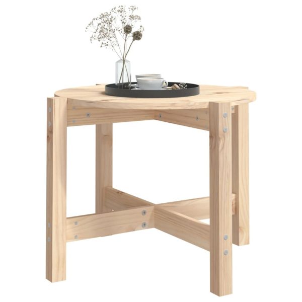 Coffee Table Ø 62,5×45 cm Solid Wood Pine