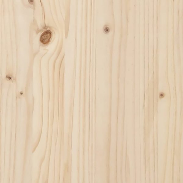 Coffee Table Ø 35×35 cm Solid Wood Pine