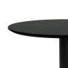 Bar Table Swivel Gas Lift Counter Dining Furniture Cafe Outdoor Black