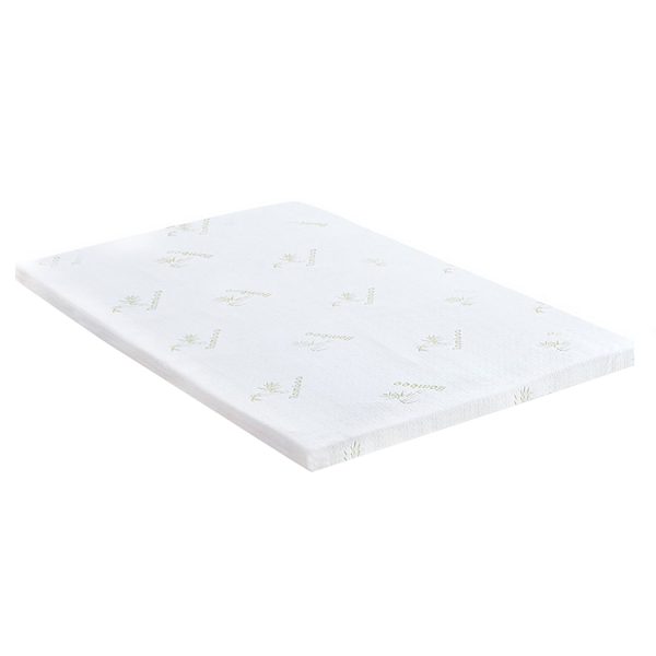 5cm Thickness Cool Gel Memory Foam Mattress Topper Bamboo King Single