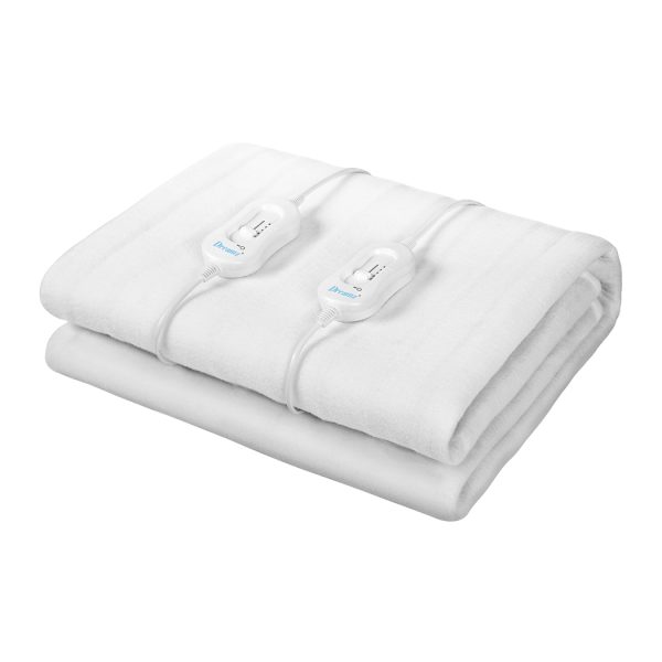 Electric Blanket Heated Fully Fitted Pad Washable Winter Warm Double