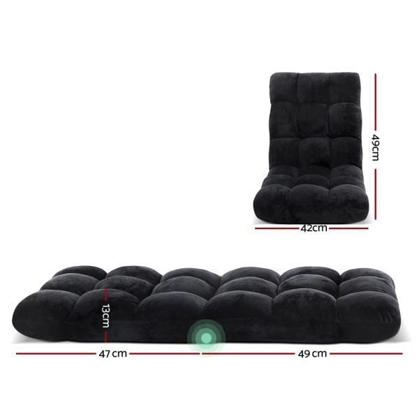 Lounge Sofa Floor Recliner Futon Chaise Folding Couch