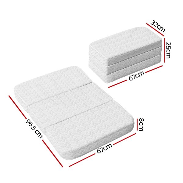 Bedding Foldable Mattress Folding Foam Cot Bed Cool Gel