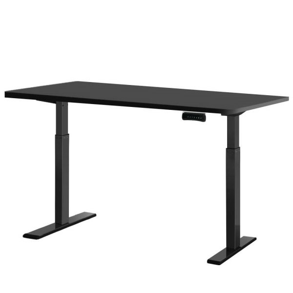 Standing Desk Electric Height Adjustable Sit Stand Desks Table Black