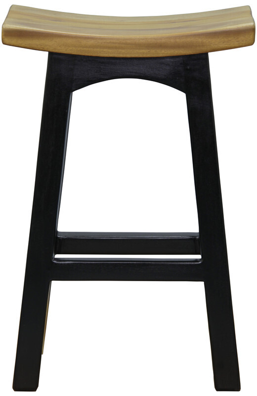 Tokyo Timber Kitchen Counter Stool H 67 cm (Black Caramel)