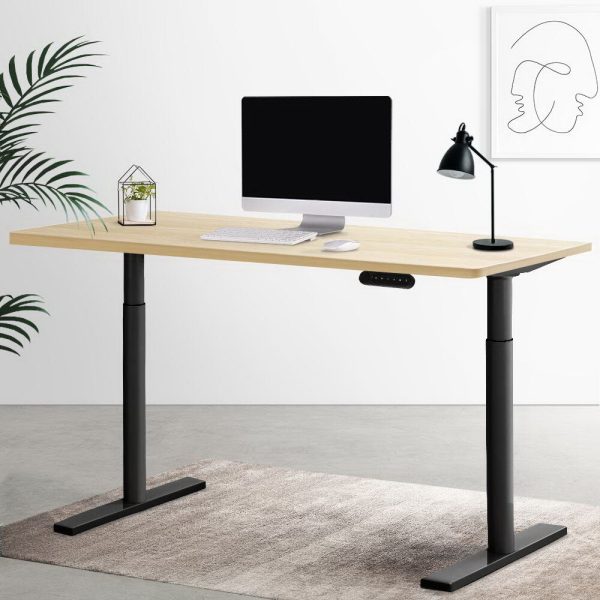 Electric Standing Desk Height Adjustable Sit Stand Desks Table Black