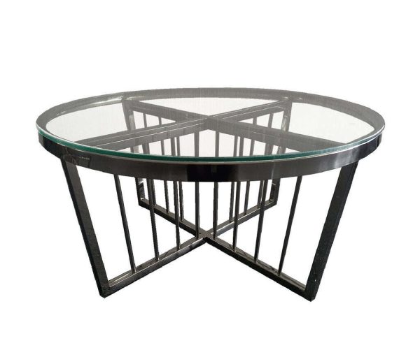 Serena Coffee Table – CLEARTOP – 95cm Black