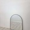 Black Metal Arch Mirror – X Large 100cm x 200cm