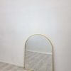 Black Metal Arch Mirror – X Large 100cm x 200cm