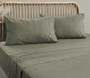 Embre Linen Look Washed Cotton SHEET SET – KING