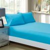 1000TC Ultra Soft Fitted Sheet & Pillowcase Set – Single Size Bed – White