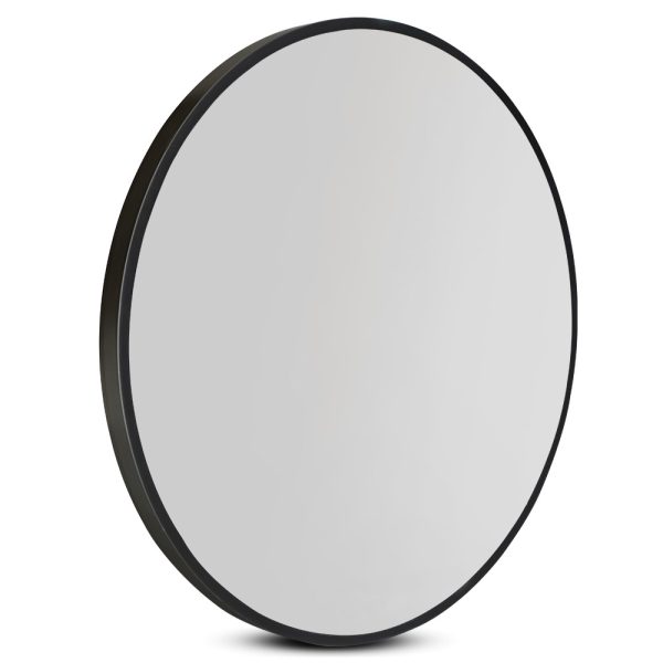 Round Wall Mirror Makeup Bathroom Mirror Frameless
