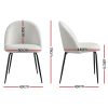 Dining Chairs Accent Chairs Armchair Kitchen Sherpa Boucle Chair White