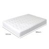 Cool Mattress Topper Protector Summer Bed Pillowtop Pad Double Cover