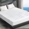 Cool Mattress Topper Protector Summer Bed Pillowtop Pad Double Cover