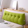 100cm Green Triangular Wedge Bed Pillow Headboard Backrest Bedside Tatami Cushion Home Decor