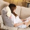 Grey Cute Star Cloud Cushion Soft Leaning Lumbar Wedge Pillow Bedside Plush Home Decor