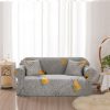 1-Seater Geometric Print Sofa Cover Couch Protector High Stretch Lounge Slipcover Home Decor