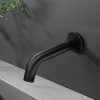 Bathroom Spout Tap Water Outlet Bathtub Wall Mounted Black