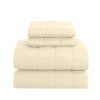 Royal Comfort Coverlet Set Bedspread Soft Touch Easy Care Breathable 3 Piece Set – Queen – Beige