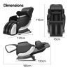 FORTIA Electric Massage Chair Full Body Reclining Zero Gravity Recliner Back Kneading Massager