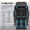 FORTIA Electric Massage Chair Full Body Reclining Zero Gravity Recliner Back Kneading Massager