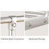 Ekkio Clothes Rack Stainless Steel One Rail