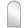 Black Metal Arch Mirror – X Large 100cm x 200cm