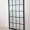 Window Style Mirror – Black Rectangle 100cm x 200cm