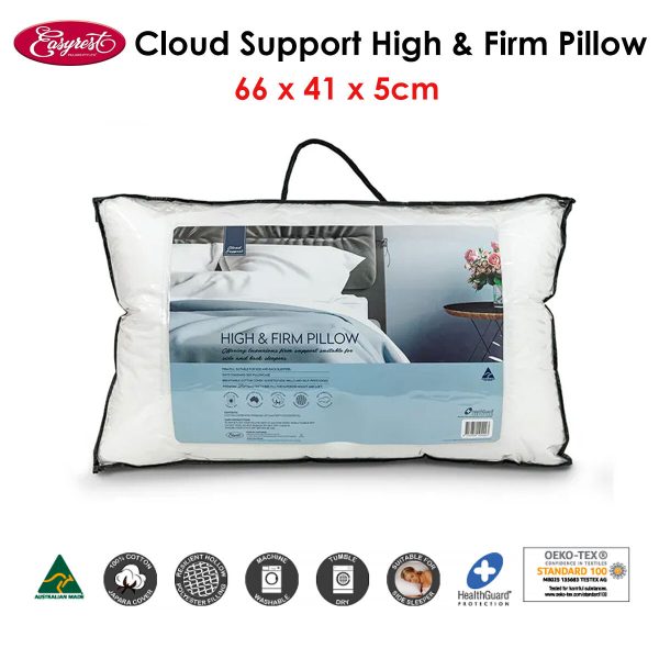 Easyrest Cloud Support High & Firm Pillow 66 x 41 x 5 cm