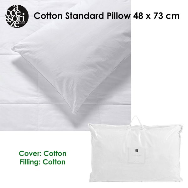 Accessorize Cotton Standard Pillow 48 x 73 cm