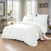 1000TC Tailored Double Size White Duvet Doona Quilt Cover Set