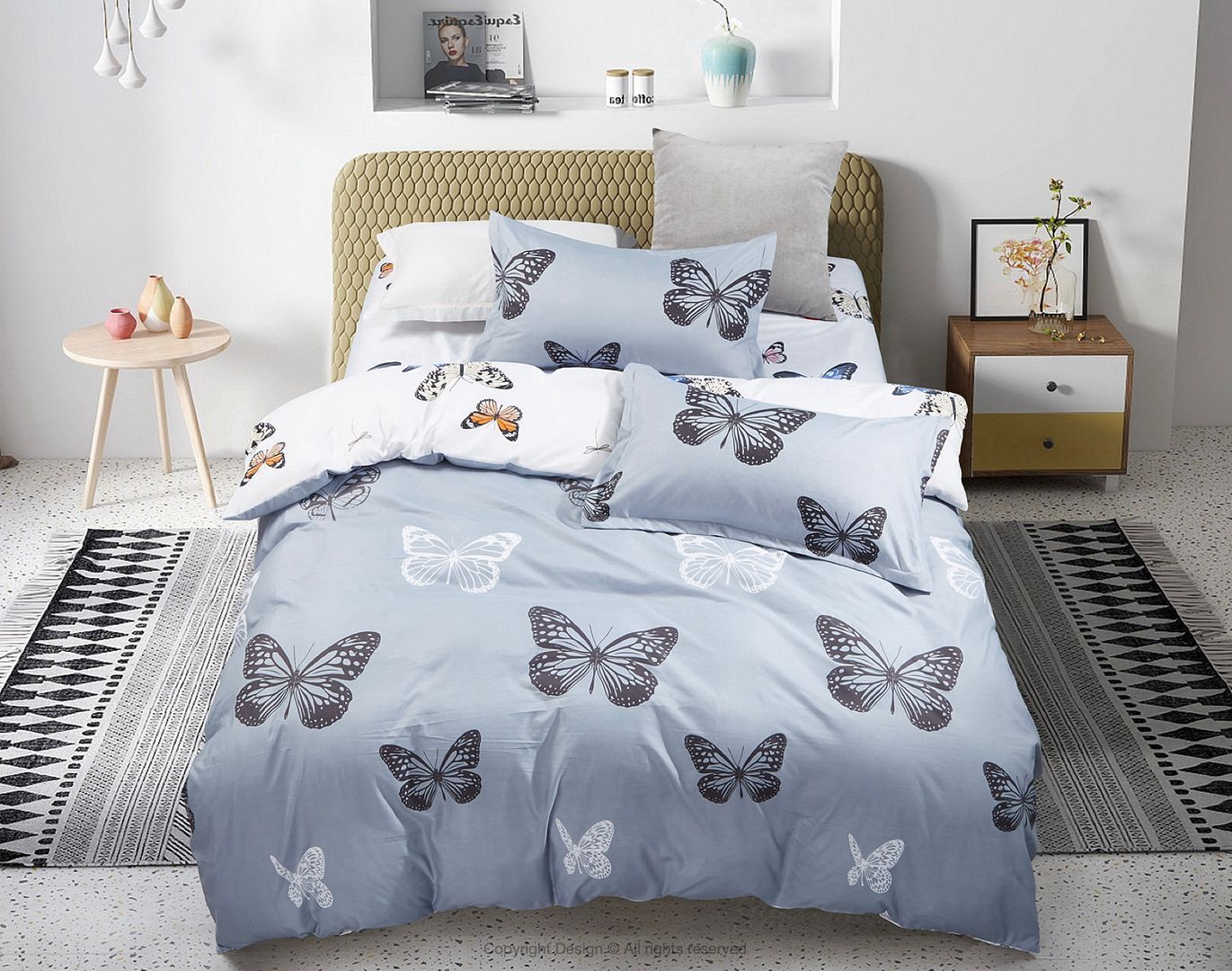 Butterfly Quilt/Doona/Duvet Cover Set