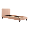 Marden Single PU Leather Bed Frame Pink