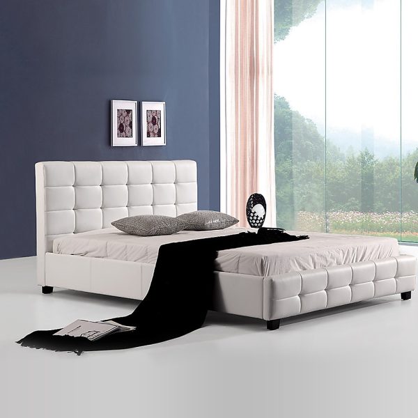 Arrow PU Leather Deluxe Bed Frame