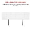 PU Leather King Bed Deluxe Headboard Bedhead – White