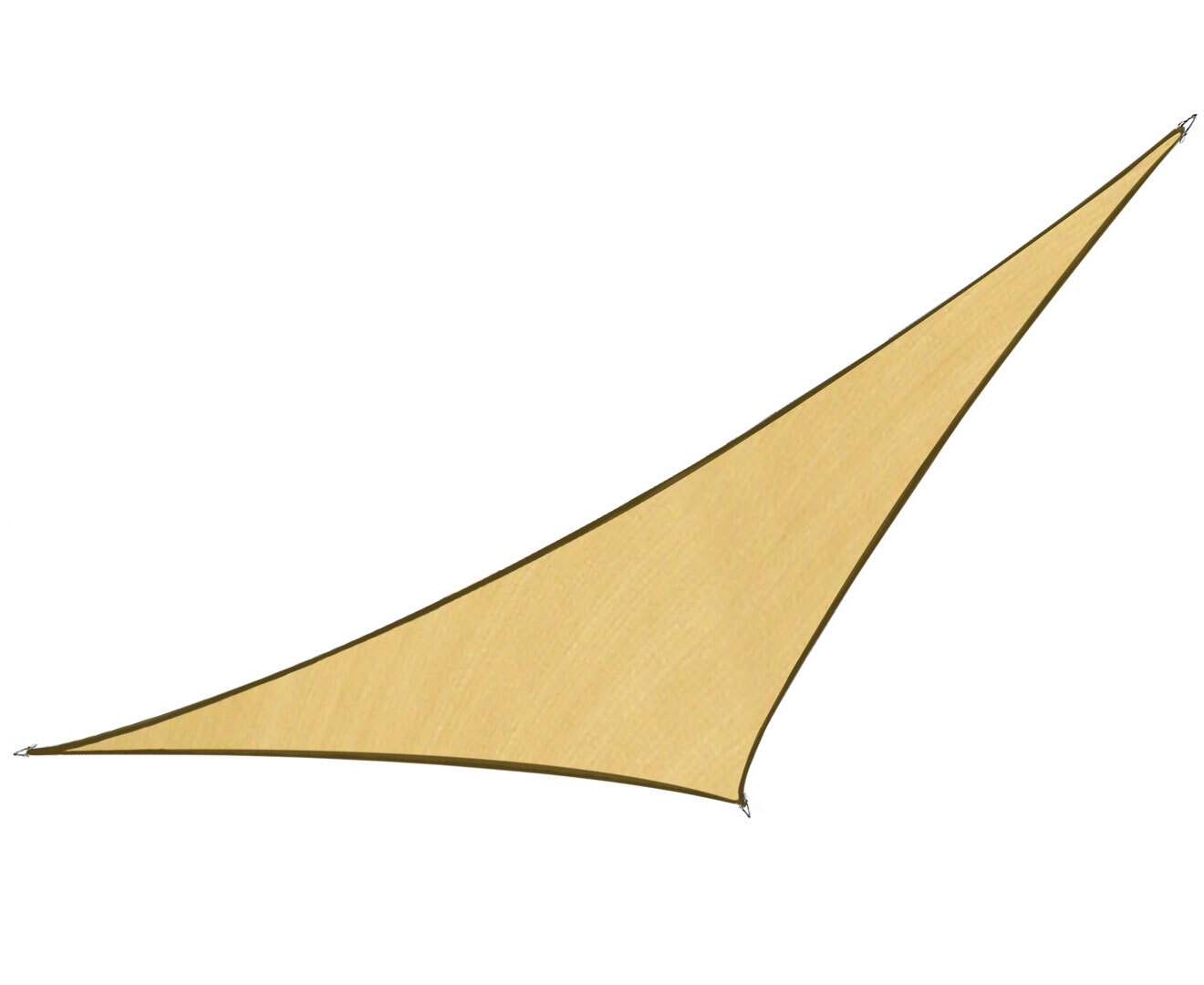 Wallaroo Triangular Shade sail: 8m x 8m x 8m – Sand