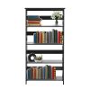 Sarantino Daphne 5-Tier Cross Panel Bookshelf