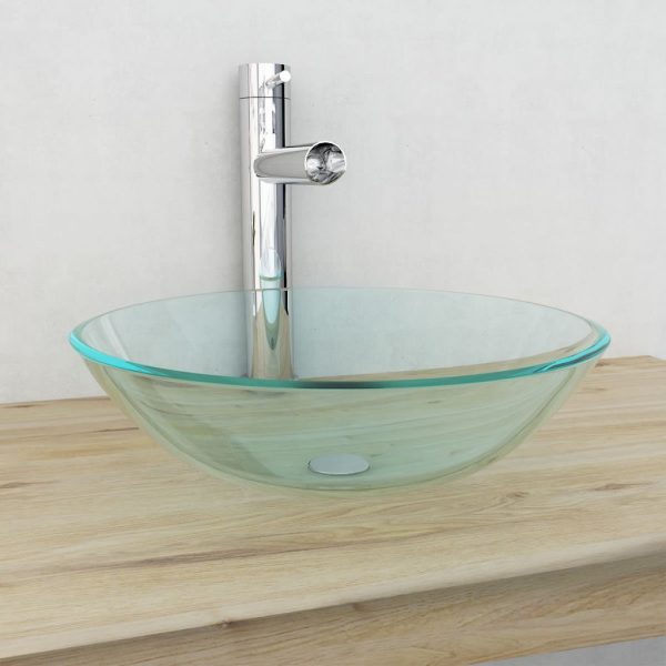 Basin Tempered Glass 42 cm – Transparent