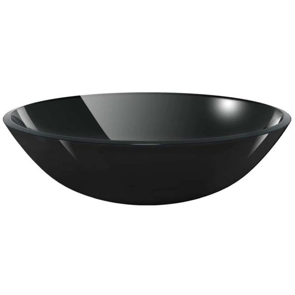 Basin Tempered Glass 42 cm – Black