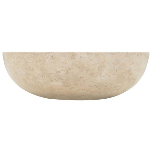Sink 40×12 cm Marble – Cream