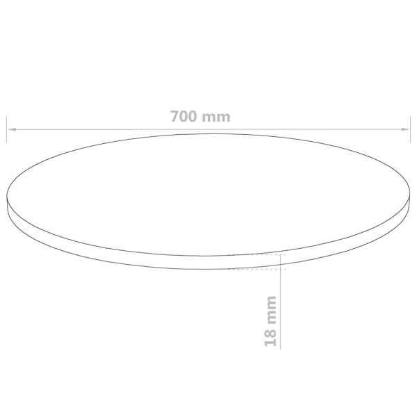Table Top Round MDF – 700×18 mm