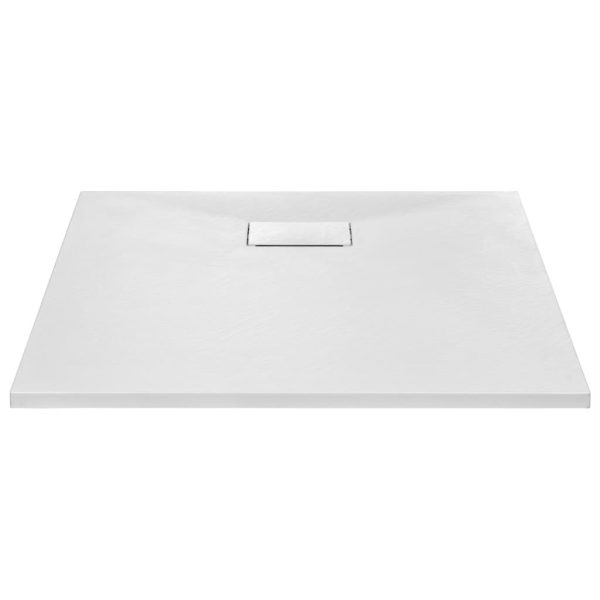 Shower Base Tray SMC – 80×80 cm, White
