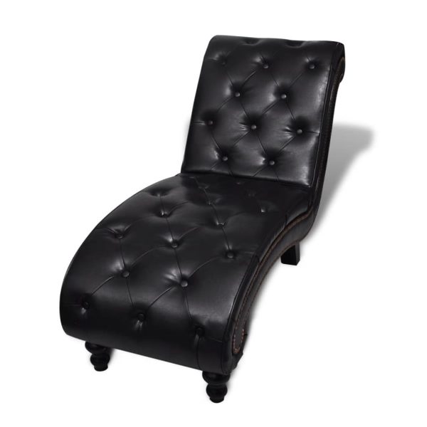 Chaise Longue Faux Leather