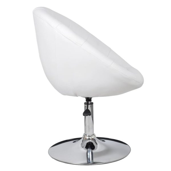Bar Chair Leather – White, 1